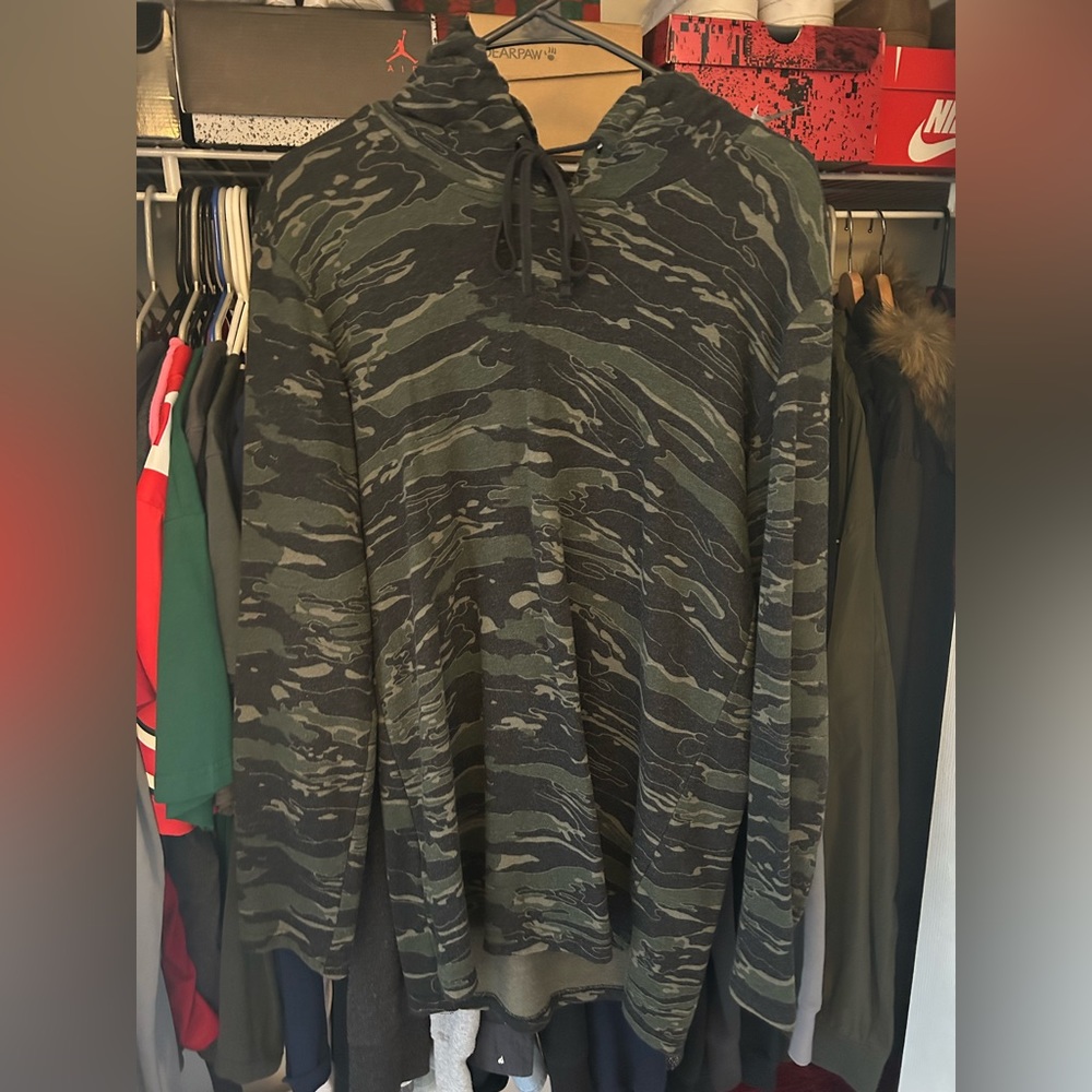 Camo Long Sleeve Hoodie